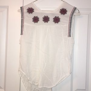 Embroidered Forever 21 Tank